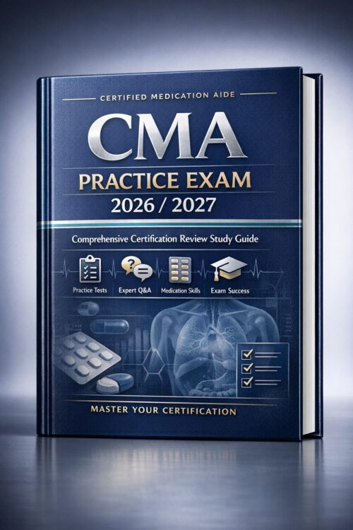 A modern high-e (8) Certified Medication Aide (CMA) Practice Exam 2026/2027: Comprehensive Certification Review & Mock Exams