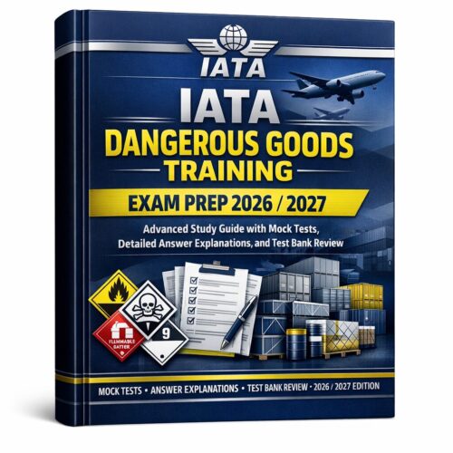 A premium 3D st (1) IATA Dangerous Goods Training Exam Prep 2026/2027: Advanced Study Guide with Mock Tests, Detailed Answer Explanations & Test Bank Review
