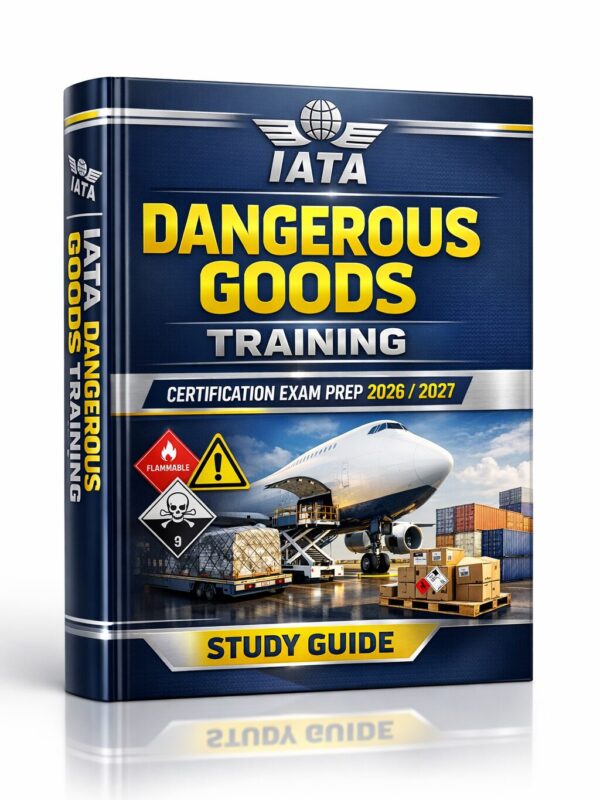 A premium 3D st IATA Dangerous Goods Training Certification Exam Prep 2026/2027: Study Guide, Practice Test Bank & Review Questions