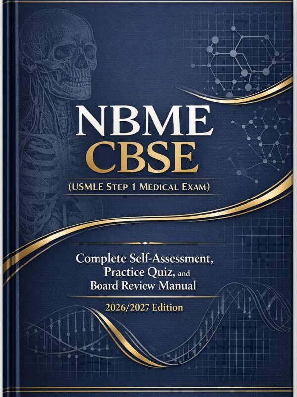 A premium acade (4) NBME CBSE (USMLE Step 1 Medical Exam) Complete Self-Assessment and Board Review Manual 2026/2027