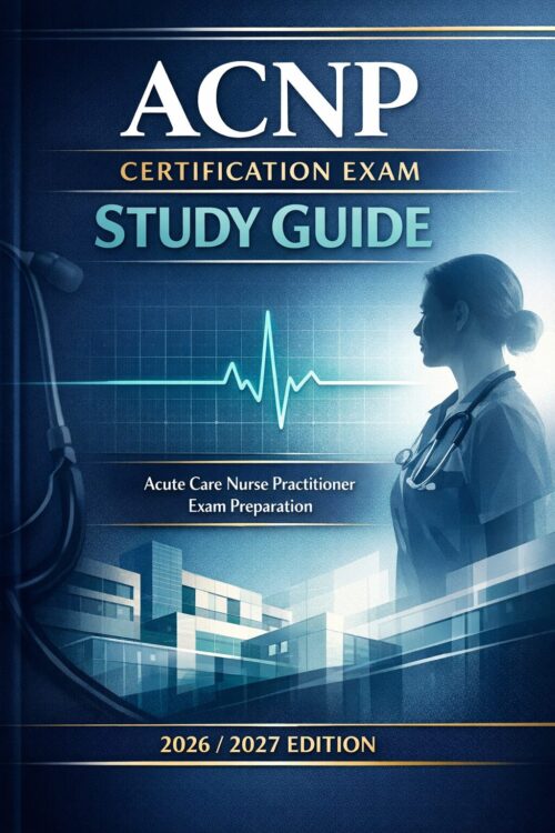 A premium book ACNP Certification Exam Study Guide 2026/2027 | Practice Tests & Case Reviews