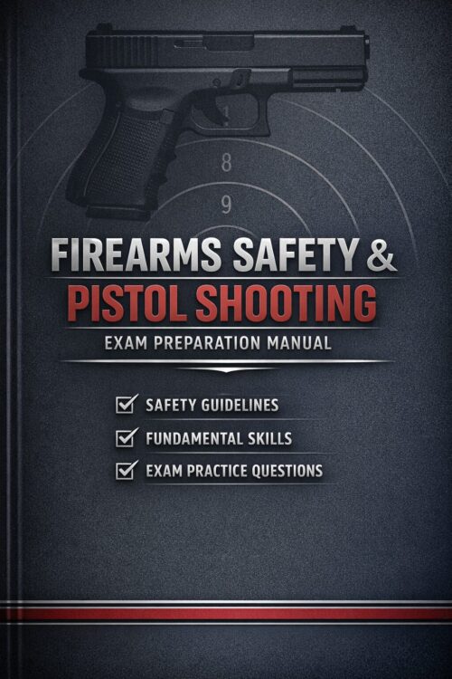 A premium book (1) Comprehensive NRA Basic Pistol Shooting Exam V1 Prep Manual | Quizzes & Review