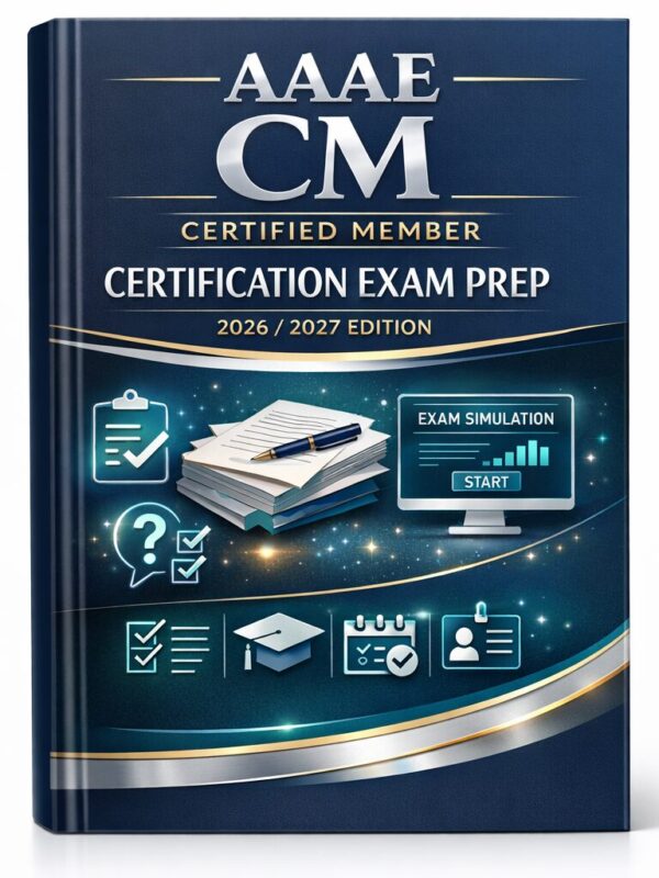 A premium certi (2) AAAE CM Certified Member Certification Exam Prep 2026/2027: Study Notes, Quizzes, and Simulations