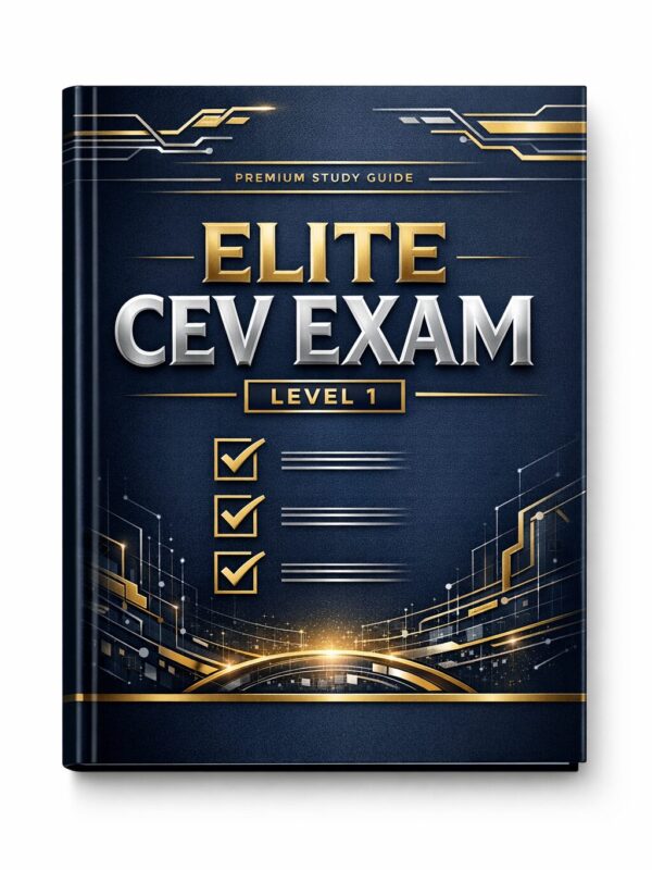 A premium certi Elite CEV Exam Level 1 Study Guide 2026/2027 | Practice Questions & Test Bank