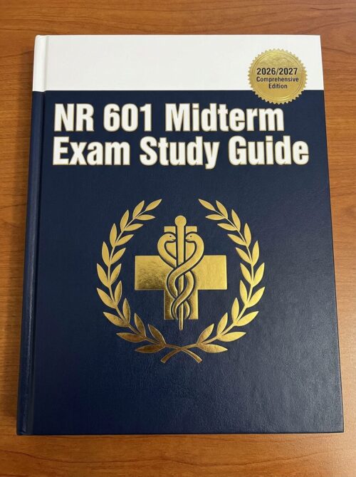 A premium, high NR 601 Midterm Exam Study Guide 2026/2027 | Primary Care of the Aged Adult Prep