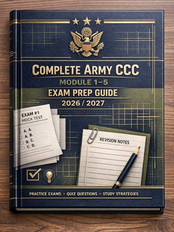 A premium milit (2) Complete Army CCC Module 1–5 Exam Prep Guide 2026/2027: Advanced Practice Tests and Quizzes