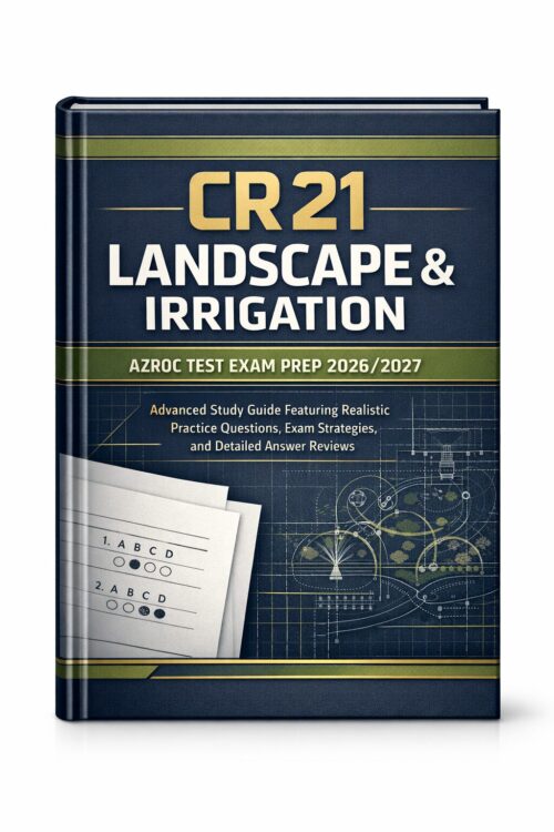 CR 21 Landscape & Irrigation AZROC Test Exam Prep 2026/2027 | Advanced Study Guide with Practice Questions