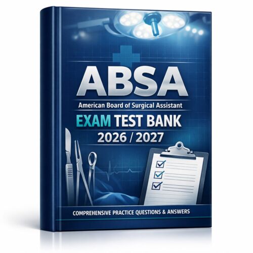 A premium, real ABSA Exam Test Bank 2026/2027: Comprehensive Study Guide with Practice Questions