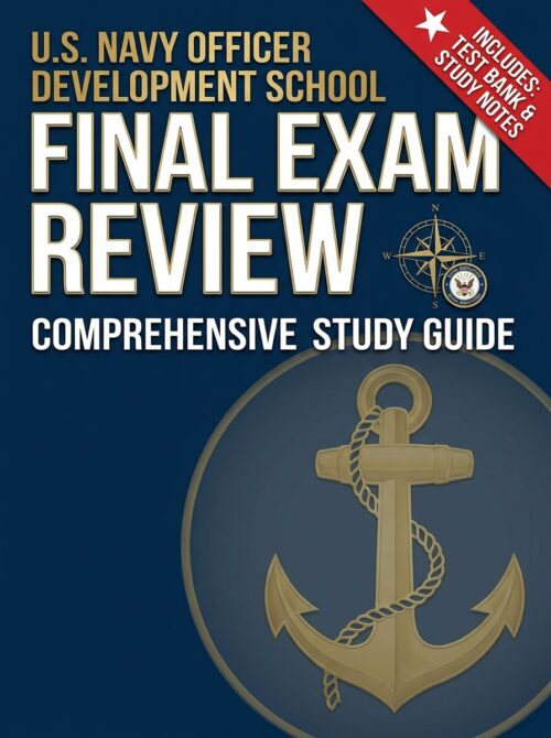 A professional (1) U.S. Navy ODS Final Exam Review Book 2026/2027 | Complete Study & Test Bank