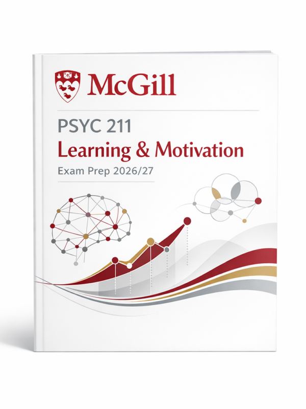 McGill PSYC 211 Learning & Motivation