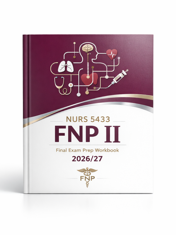 NURS 5433 FNP II Final Exam Prep Workbook 2026/27