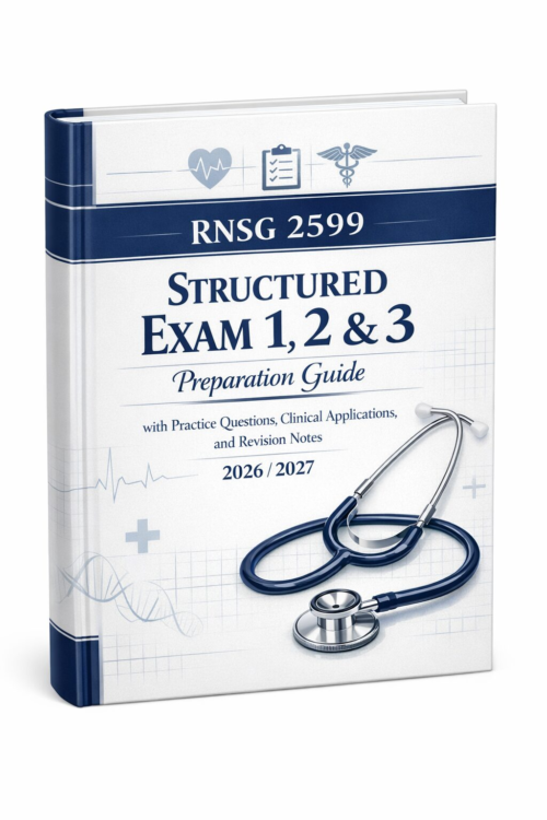 RNSG 2599 Structured Exam 1, 2 & 3 Preparation Guide RNSG 2599 Structured Exam 1, 2 & 3 Preparation Guide