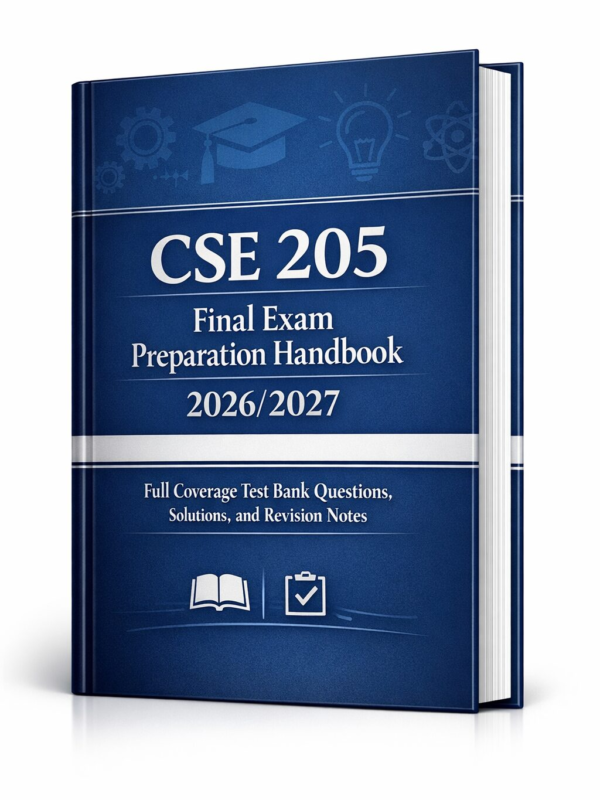 CSE 205 Final Exam CSE 205 Final Exam