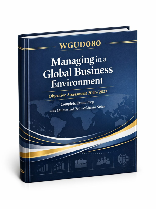 WGU D080 objective assessment