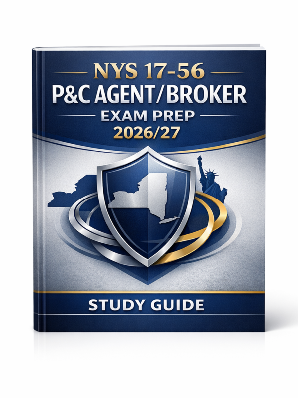 2026/2027 NYS 17-56 Property and Casualty Insurance Agent/Broker Exam
