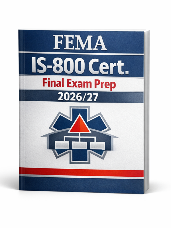 FEMA IS-800 Certification Final Exam Prep
