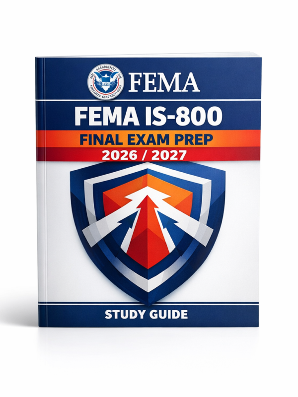 FEMA IS-800 Final Exam 2026/2027
