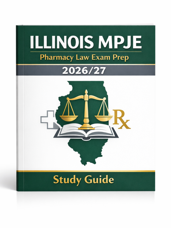 Illinois MPJE Pharmacy Law Exam Prep 2026/27