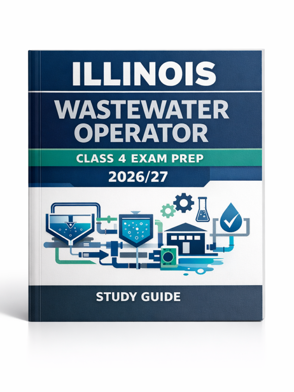 Illinois Wastewater Operator Class 4 Exam Prep 2026/27