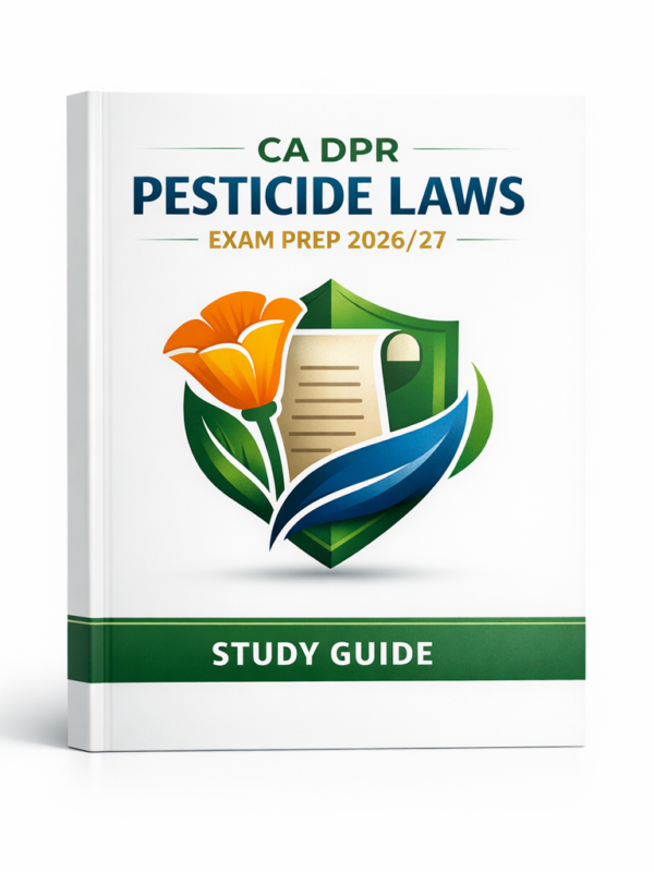 2026/2027 CA DPR Laws & Regulations Exam