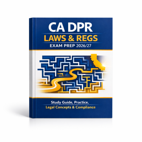 CA DPR Laws & Regs Exam Prep 2026/27