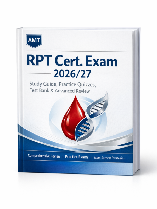 AMT RPT Certification Exam 2026/2027