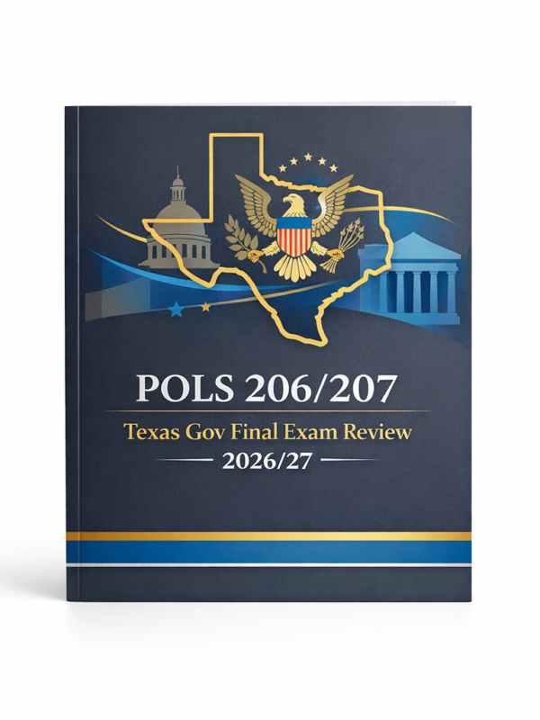 POLS 206/207 Final Exam
