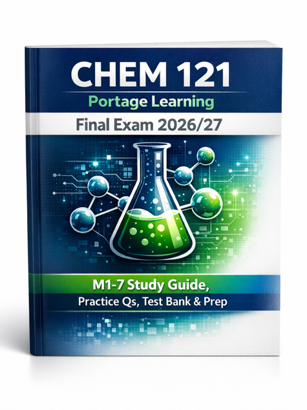 CHEM 121 Portage Learning Final Exam