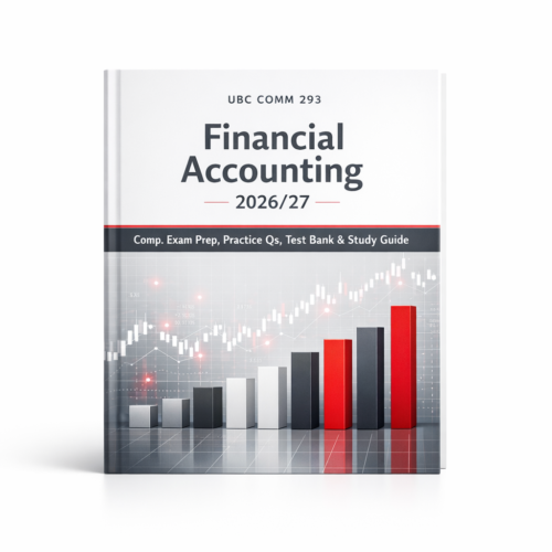 UBC COMM 293 Financial Accounting