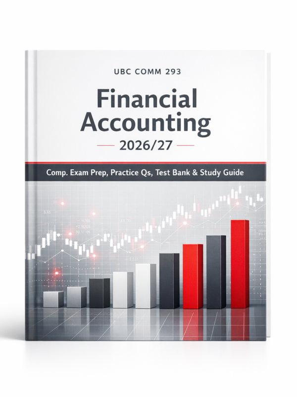 UBC COMM 293 Financial Accounting