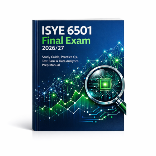 ISYE 6501 Final Exam 2026/2027