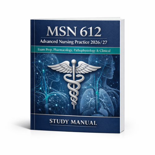 MSN 612 Advanced Nursing Practice exam 2026/2027