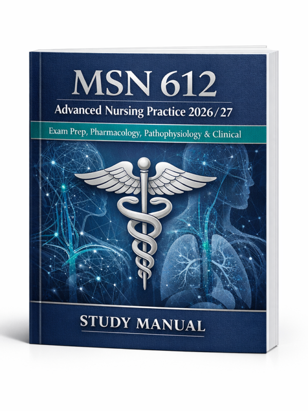 MSN 612 Advanced Nursing Practice exam 2026/2027