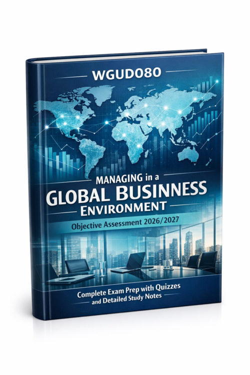 WGU D080 objective assessment