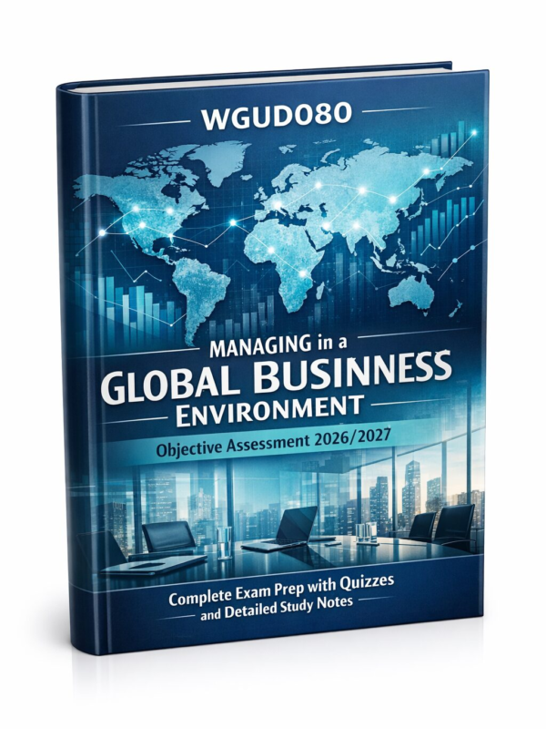 WGU D080 objective assessment