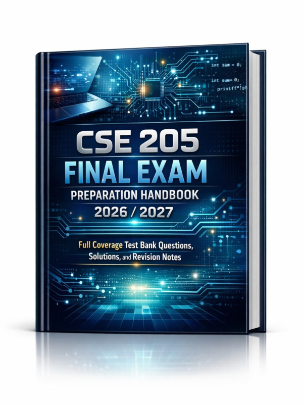 CSE 205 Final Exam