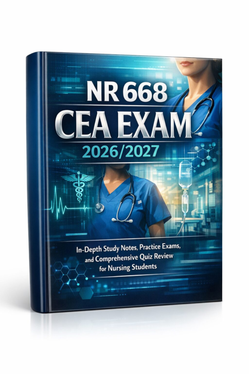 NR 668 CEA Exam NR 668 CEA Exam