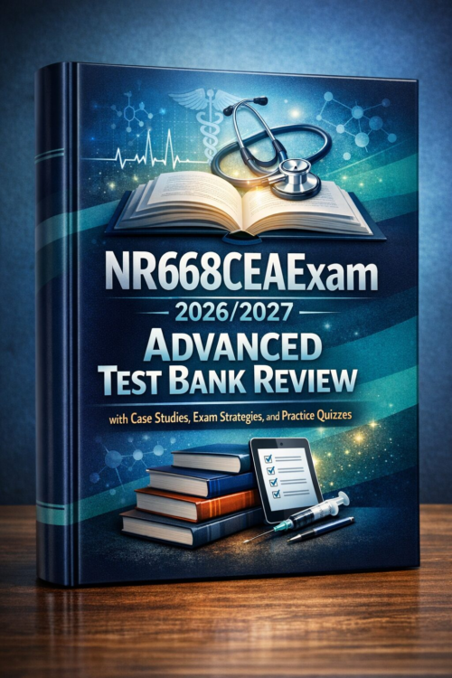 NR 668 CEA Exam 2026/2027 Advanced Test Bank