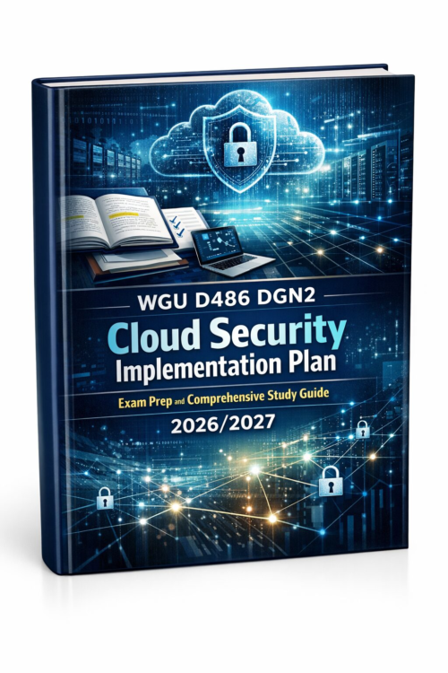 WGU D486 DGN2 Cloud Security Implementation Plan