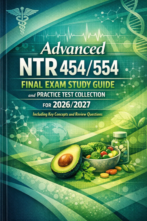 NTR 454/554 Final Exam Study Guide
