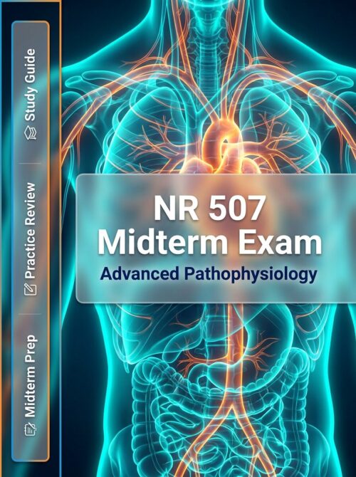 A vibrant, ener Chamberlain NR 507 Midterm Exam Study Guide 2026/2027 | Advanced Patho Review