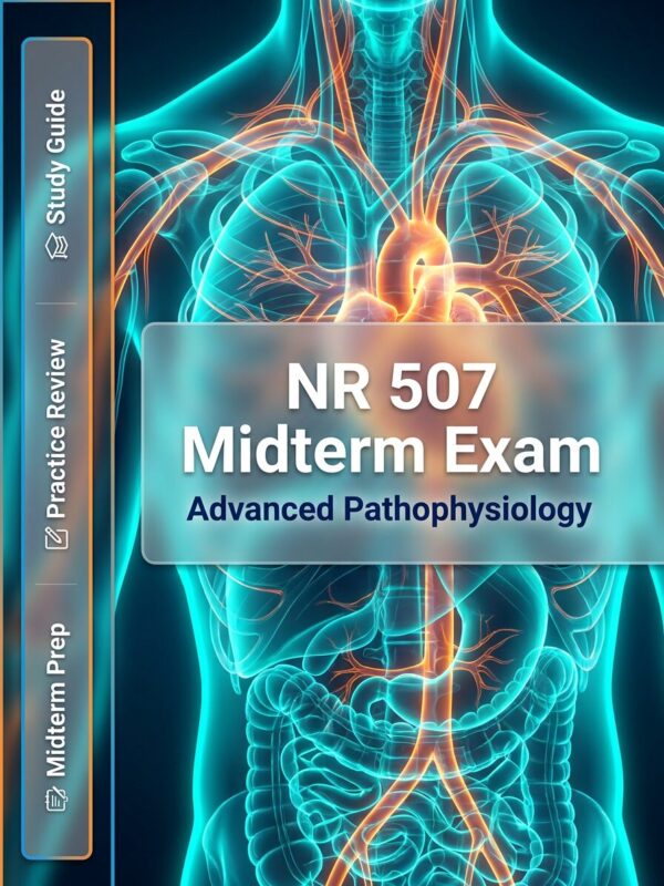 A vibrant, ener Chamberlain NR 507 Midterm Exam Study Guide 2026/2027 | Advanced Patho Review