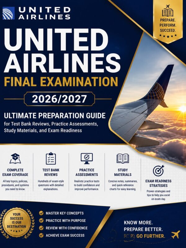 ChatGPT Image Jun 30, 2026, 03_25_54 PM United Airlines Final Examination 2026/2027 Ultimate Preparation Guide with Test Bank Reviews, Practice Assessments, Study Materials & Exam Readiness