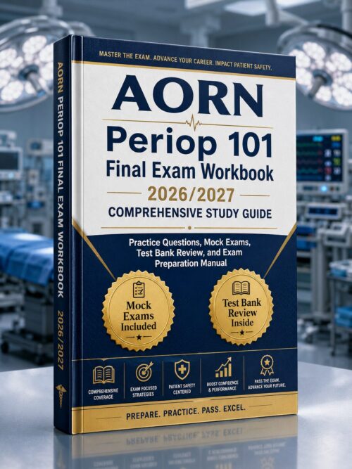 ChatGPT Image Jun 30, 2026, 10_42_18 AM AORN Periop 101 Final Exam Workbook 2026/2027 Comprehensive Study Guide, Mock Exams & Test Bank Review