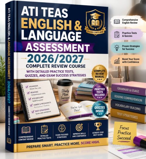 ATI TEAS English & Language Assessment 2026/2027 Complete Review Course with Practice Tests