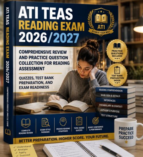 ChatGPT Image Jun 30, 2026, 12_01_56 PM ATI TEAS Reading Exam 2026/2027 Comprehensive Review Guide with Practice Questions, Quizzes & Test Bank Preparation
