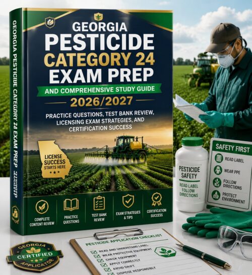 ChatGPT Image Jun 30, 2026, 12_11_59 PM Georgia Pesticide Category 24 Exam Prep and Comprehensive Study Guide 2026/2027 with Practice Questions, Test Bank Review & Certification Success Strategies