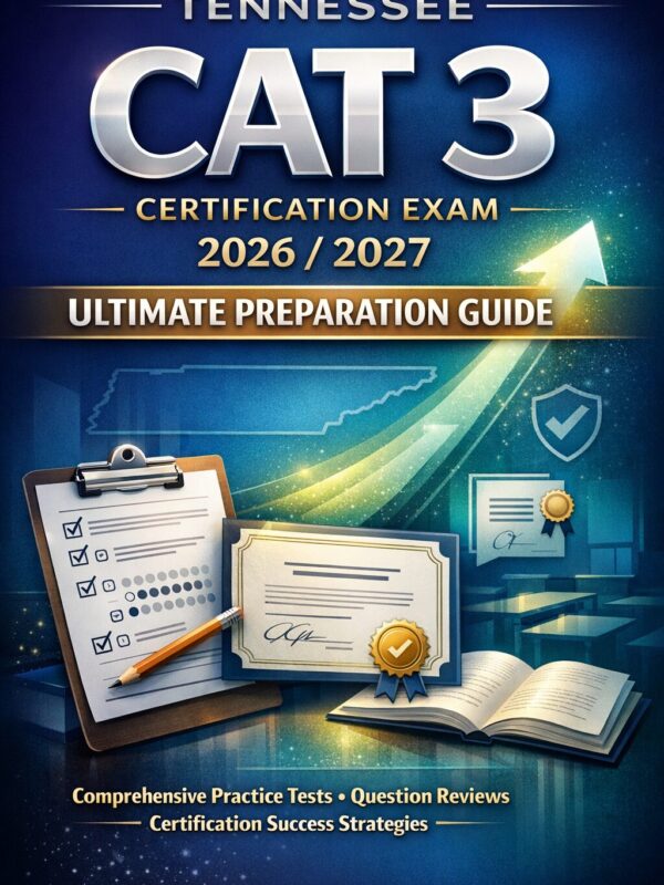 Create a high-i (5) TENNESSEE CAT 3 Certification Exam 2026/2027 Ultimate Preparation Guide with Practice Tests & Question Reviews