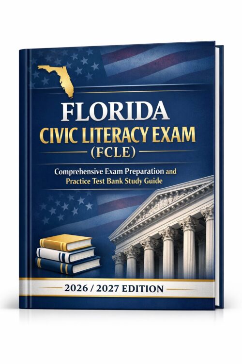 Create a premiu (19) Florida Civic Literacy Exam (FCLE) Comprehensive Exam Preparation, Practice Test Bank Study Guide