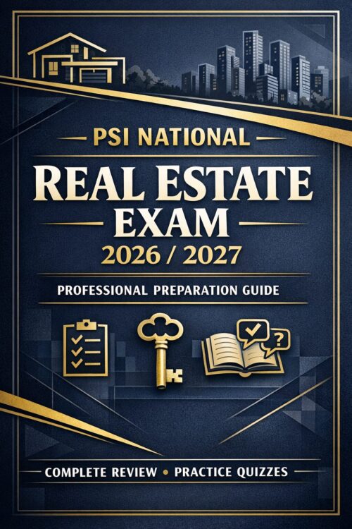 Create a premiu (30) PSI National Real Estate Exam 2026/2027 Professional Preparation Guide, Practice Assessments, Review Quizzes